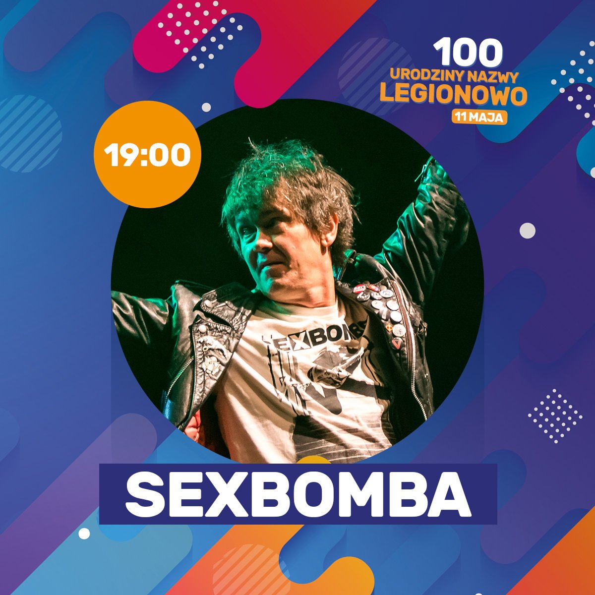 LegionowoMiasto's tweet photo. 100. Urodziny nazwy miasta Legionowo #Polska #DawidKwiatkowski #SidneyPolak #Sexbomba #CBOOL już jutro 11.05 w Legionowie! https://t.co/ypw2JlQJUb
