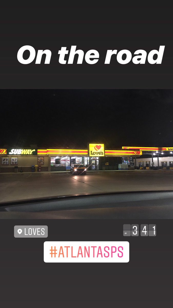 TechRevMarrell's tweet photo. On the way to #SPSATL #spsatlanta 11 hours to go. @LovesTravelStop https://t.co/eELpLE1jw6
