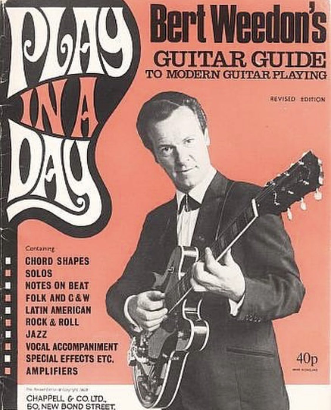 Gary Kemp on Twitter: "Birthday thoughts and thanks to Bert Weedon. This is the book that my parents bought me for Christmas 1971 to accompany the surprise present of a guitar. It