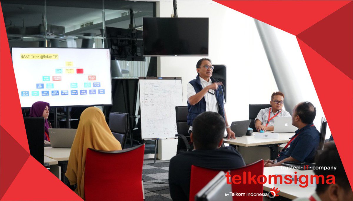 Pengarahan dan Motivasi yang diberikan oleh Pak Anto kepada team workshop BAST Sales, di sela-sela kegiatan visit OJK #telkomcloud #morethancloud