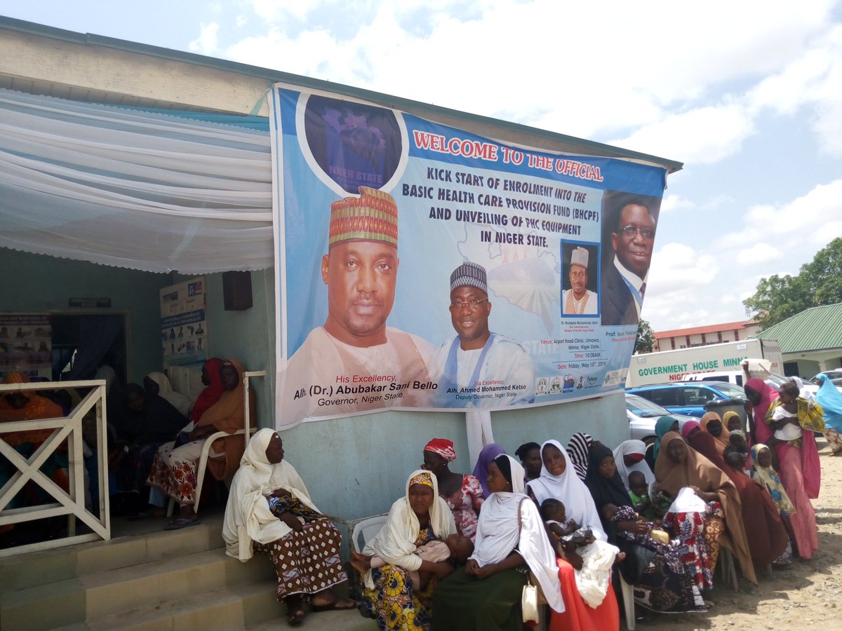 Fmohnigeria's tweet photo. Ongoing: The launch of the Basic Healthcare Provision Fund in Airport Road, PHC, Minna Niger State. This is a great milestone towards achieving UHC

#BHCPFinNiger https://t.co/WVwNDtXxMe