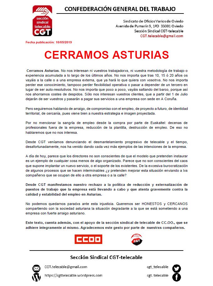 CGT telecable tweet media