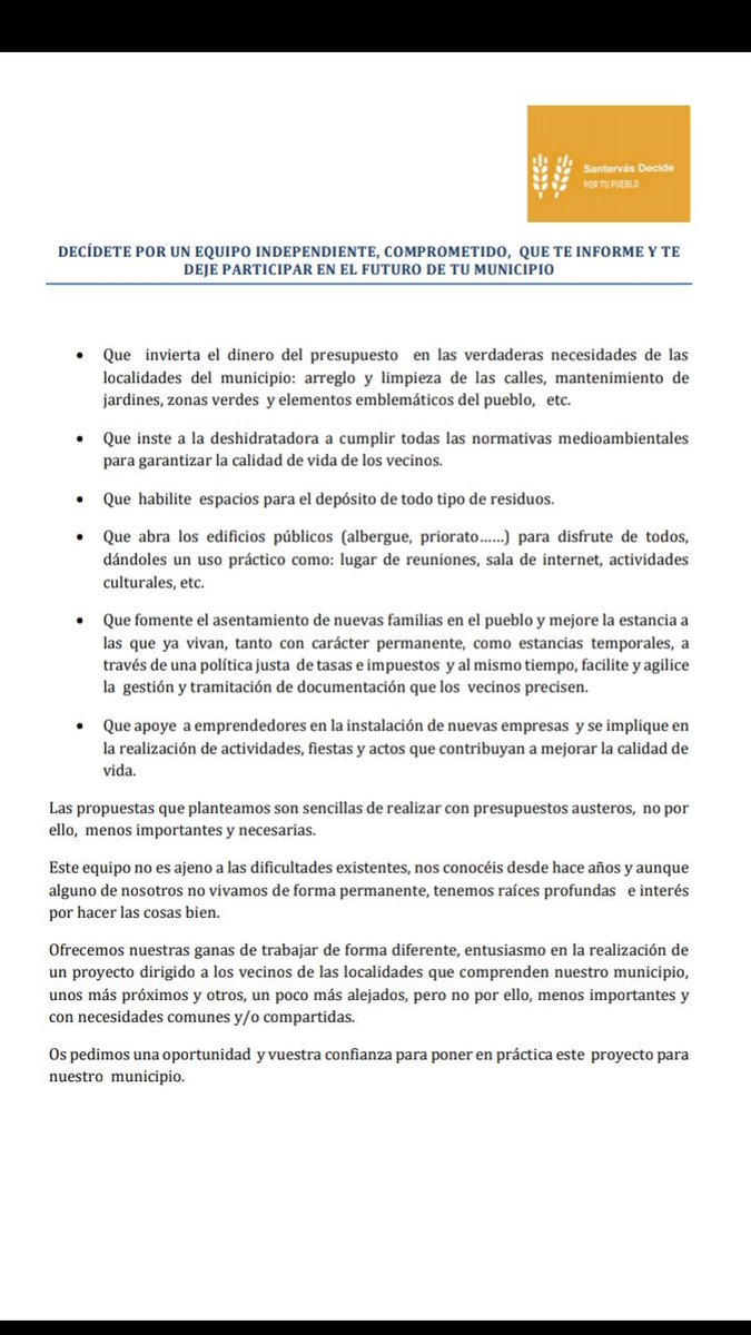 AndrsFabra's tweet photo. #SantervásDeCampos #SantervásDecide #EleccionesMunicipales https://t.co/QG65ldUn5G