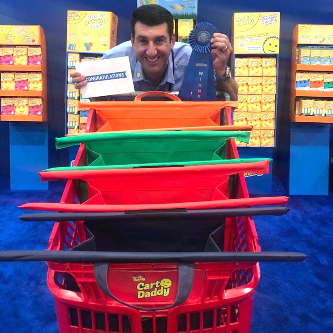 scrubdaddy_uk's tweet photo. Congratulations to our US family @thescrubdaddy on their New Product Award at The National Hardware Show with Cart Daddy π#cartdaddy #trolleybags #scrubdaddy #newproduct #awardwinner #newproductaward #nationalhardwareshow https://t.co/4xnkWqOuwc