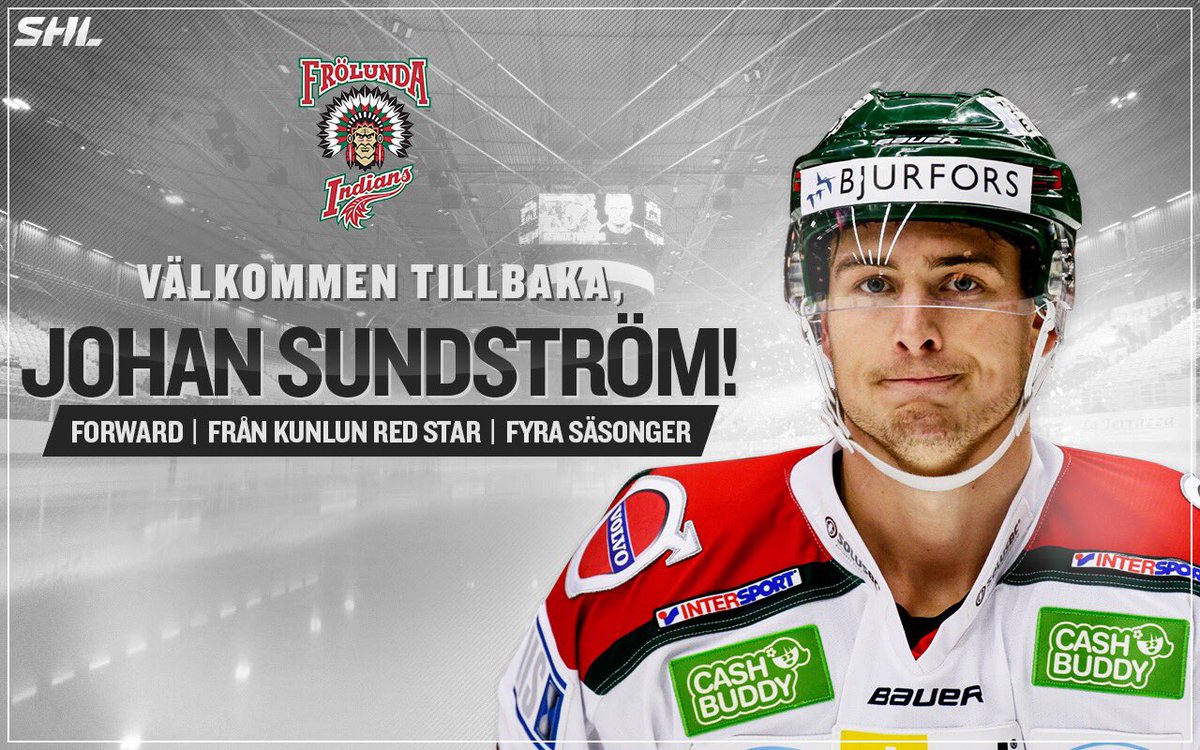 frolunda_hc's tweet photo. Gissa vem som är hemma?! 

SUNDSTRÖM ÄR KLAR! Han är vår gubbe i fyra år. https://t.co/z62MExKovh