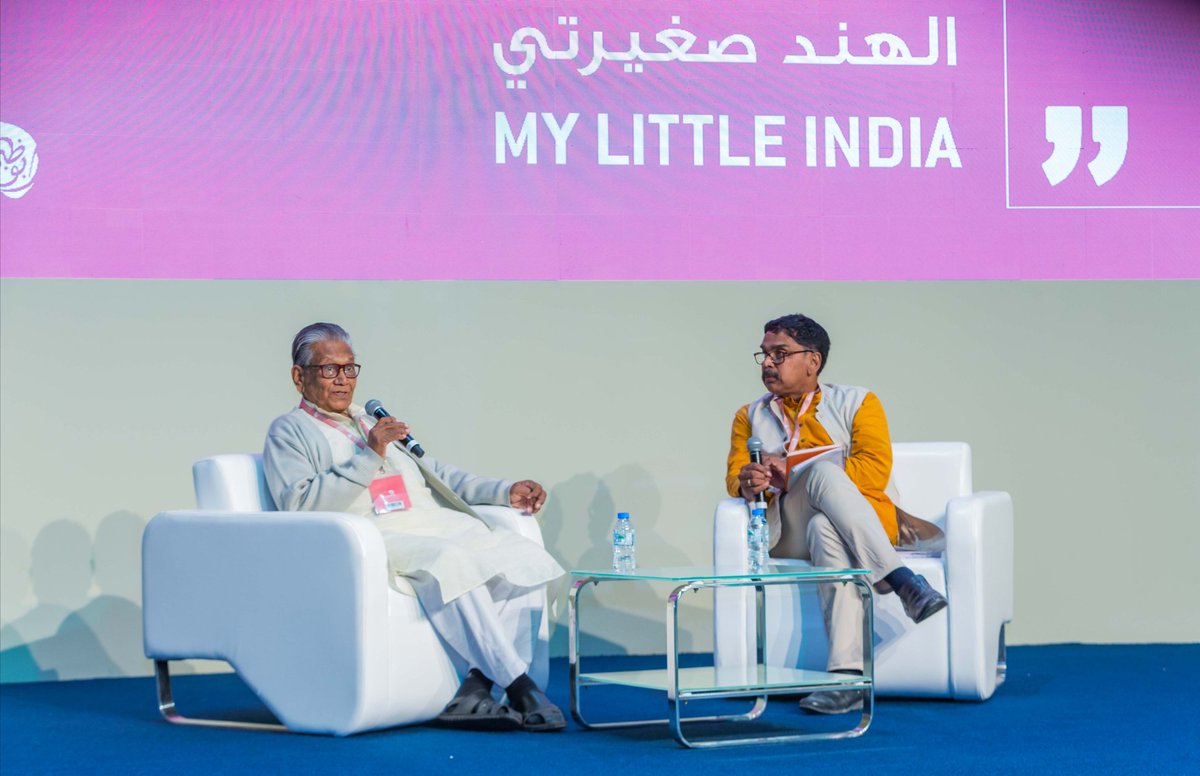 ADIBF's tweet photo. This year #ADIBF2019's Guest of Honour was India. India's participation in the fair brought forth Indian authors and literary scholars, as well as a culturally diverse array of entertainment that all visitors enjoyed https://t.co/np4LJlIzuX