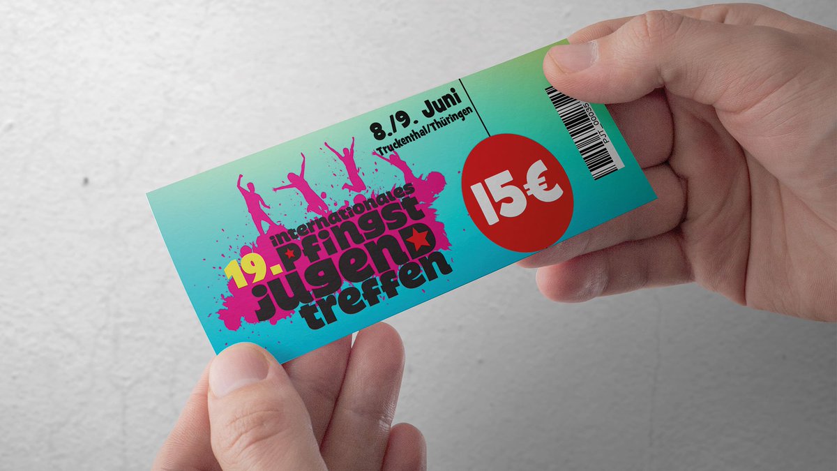 IntPJT's tweet photo. Ab jetzt gibt es Vorverkauftickets für das #Pfingstjugendtreffen! Mit dem Kauf eines #Tickets im Vorfeld leistet ihr einen wichtigen Beitrag zur Vorfinanzierung. Wenn ihr bestellen wollt, schreibt eine Mail an tickets@pfingstjugendtreffen.de #Pfignsten2019 #Truckenthal https://t.co/cjqncslAIV
