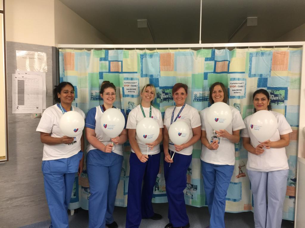 Recovery Qmc have embarked on a May pedometer challenge. 5 million steps for May!  22 recovery staff members will be tracking every step we take and raising funds for NUH charity. @NuhTheatres @NUHCharity #healthandwellbeing #healthyswaps #justkeepmoving #havingfunkeepingfit