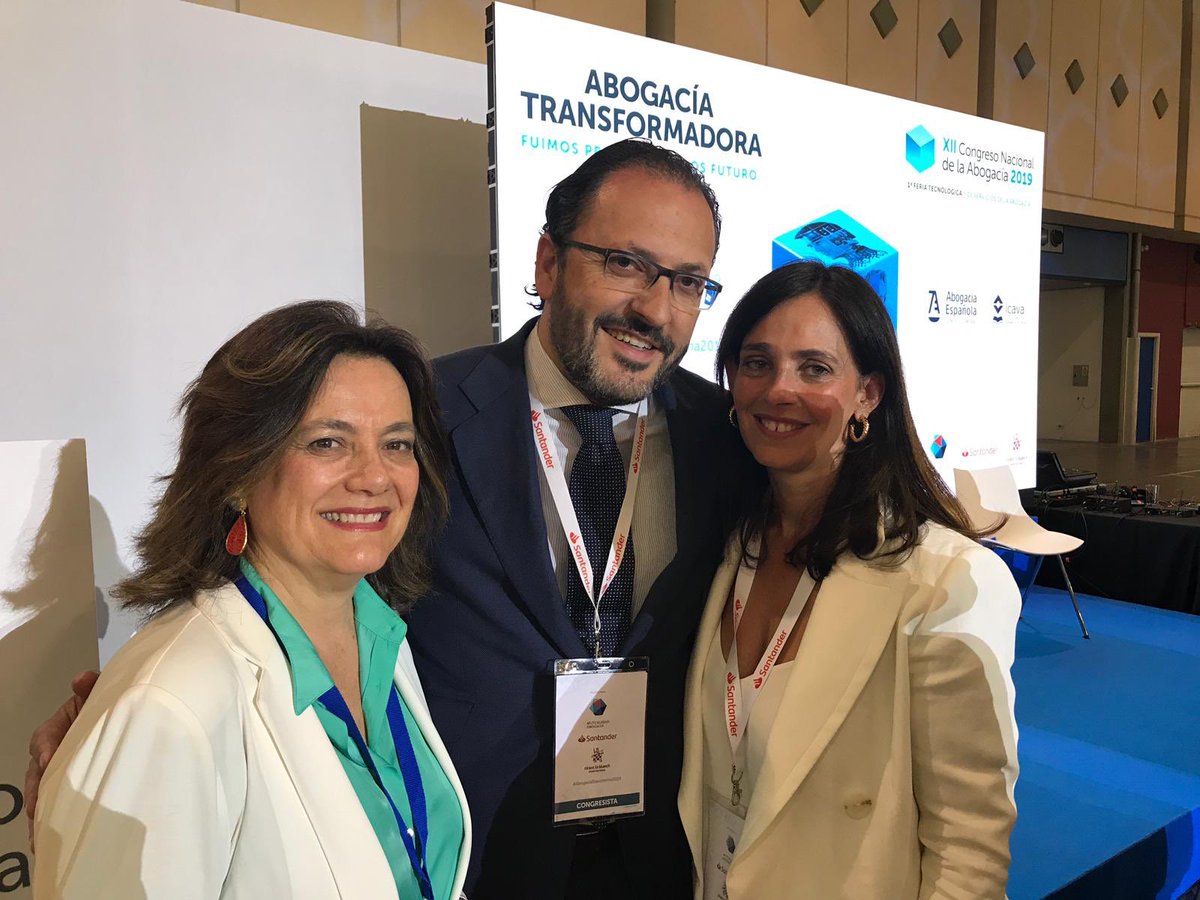 Nuestra Presidenta invitada a participar como ponente en el XII Congreso Nacional de la Abogacía; gracias <a href="/CGAE/">Christian</a> por apostar por el Derecho colaborativo