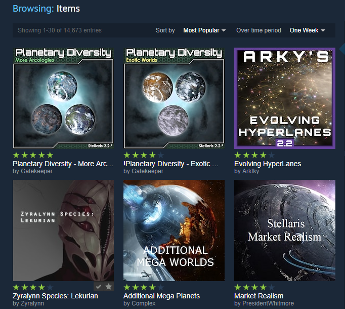 Stellaris There Are Almost Mods In The Stellaris Steam Workshop Are There Any Mods You D Absolutely Recommend To Players Joining Us For The Free Stellaris Weekend On Steam
