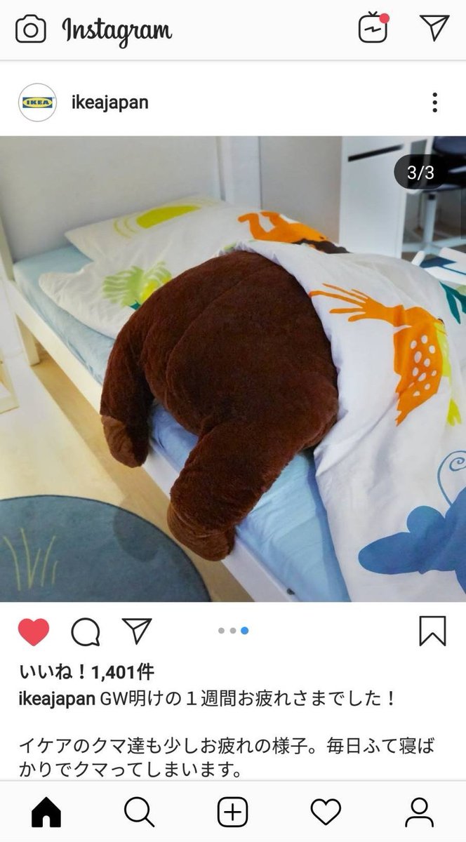 miiya3_'s tweet photo. IKEAのインスタグラム可愛いくてクマってる https://t.co/GSTV4iing8
