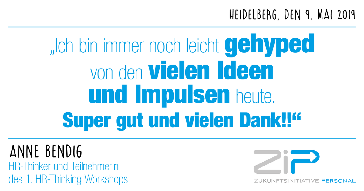 Die #HR-Thinking Tournee ist gestartet und bereits der erste Workshop war ein voller Erfolg. Der nächste Termin ist der 06.06. in Aachen <a href="/VEDAGmbH/">VEDA GmbH</a> und es sind nur noch wenige Plätze frei. Es heißt also schnell sein und anmelden: lnkd.in/diN4zCj