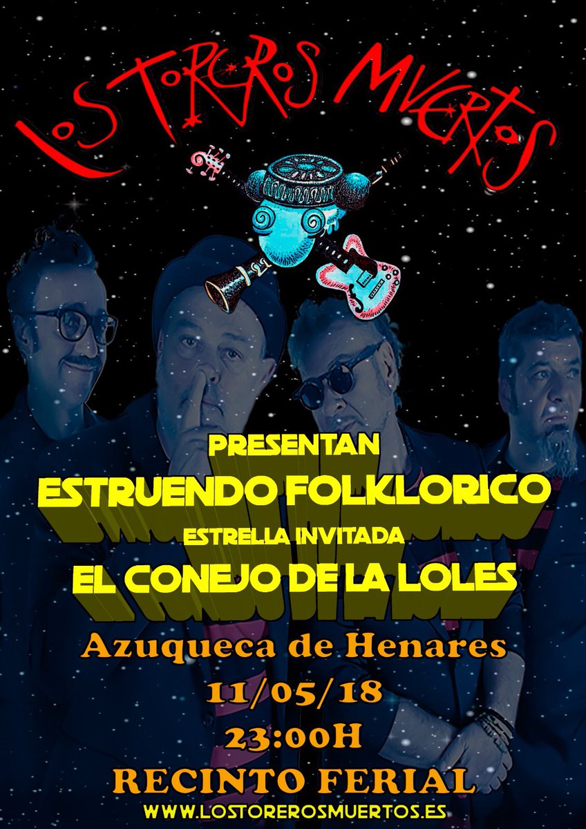 ELCONEJOXARANGA's tweet photo. MAÑANA SÁBADO #conejeamos EN CASA!!! A las 23:00 Concierto con @torerosmuertos_  #azuqueca #azuquecadehenares #guadalajara #guadalajaraespaña #lostorerosmuertos #conejeaconmigo #almaximo #rock80 #movidamadrileña #rockestatal @rock_estatal https://t.co/cARwYWtWbd