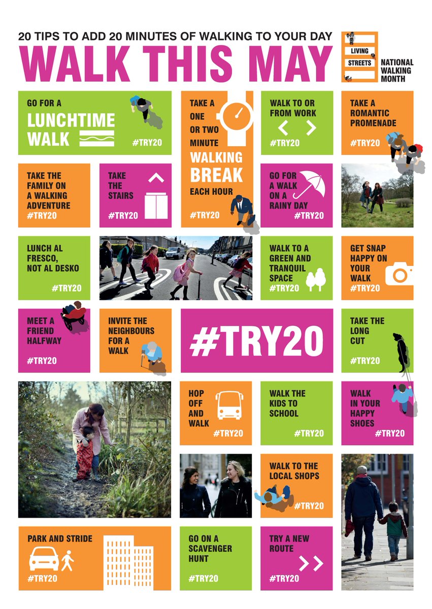 ActiveNorfolk's tweet photo. It's #NationalWalkingMonth - Could you change the way you travel by taking to your feet and #WalkThisMay? @PushingAheadNfk https://t.co/3gDsbv7VUf