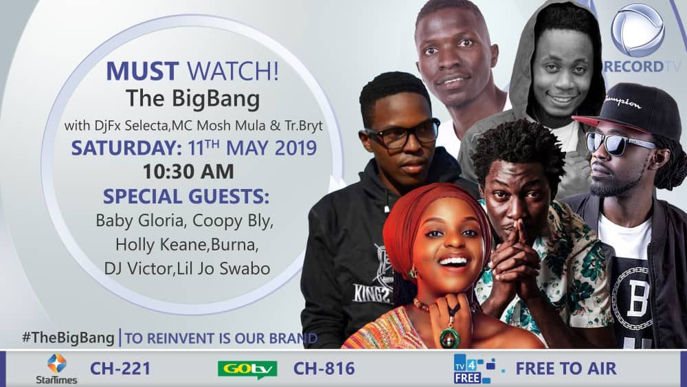 SRVictor256's tweet photo. @coopybly @HolyKeaneAmooti @JoSwabo @BarnaBirungi @BabyGloriamusic #GospelTouch on @recordtvug #TheBigBangShow with @brightjet1 

#MixMode2 👉🏾 https://t.co/8tYPICC5BL

#Gospel #Weekend ask the artists bout gospel music on the show and u’ll get an answer🙏🏾 https://t.co/o6zdZl0bM1