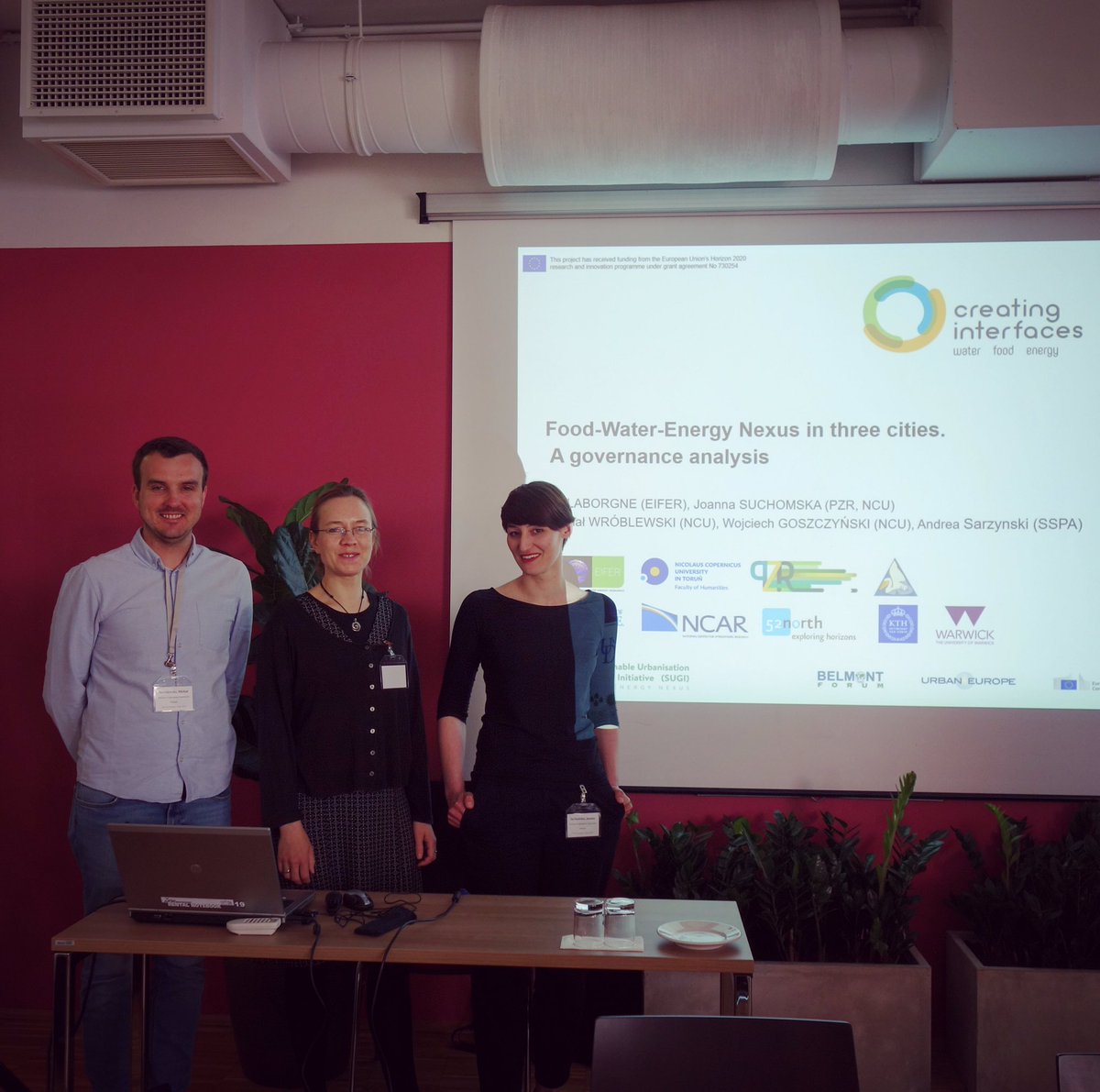 createinterface's tweet image. CI project partners PRZ, NCU & EIFER arranged a nexus session at STS Graz 2019 which tindered lively discussions on public understanding of the nexus! #sugi #creatinginterfaces #fewnexus