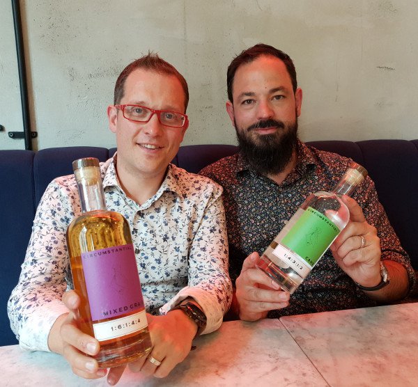 robthefoodie's tweet photo. Great to meet up with Danny Walker and Liam Hirt of @andcircumstance and @PsychopompMD to hear their fascinating story and to try some of their unique grain and cane spirits.  Amazing Coffee Digestif too! #Bristol #MadeinBristol #distillery #canespirit #grainspirit #rum https://t.co/T8DHWIeZN4