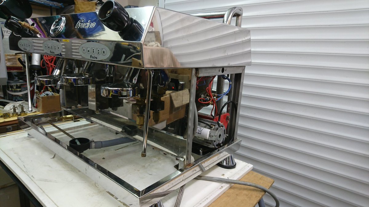 coffeetekkernow's tweet photo. Just a couple of machines that have been through the workshop this week, and now on there way back to there owners. #coffeetechkernow #cornwall #coffee #coffeemachinerepair #coffeemachineservice https://t.co/X7nBaxPDqu