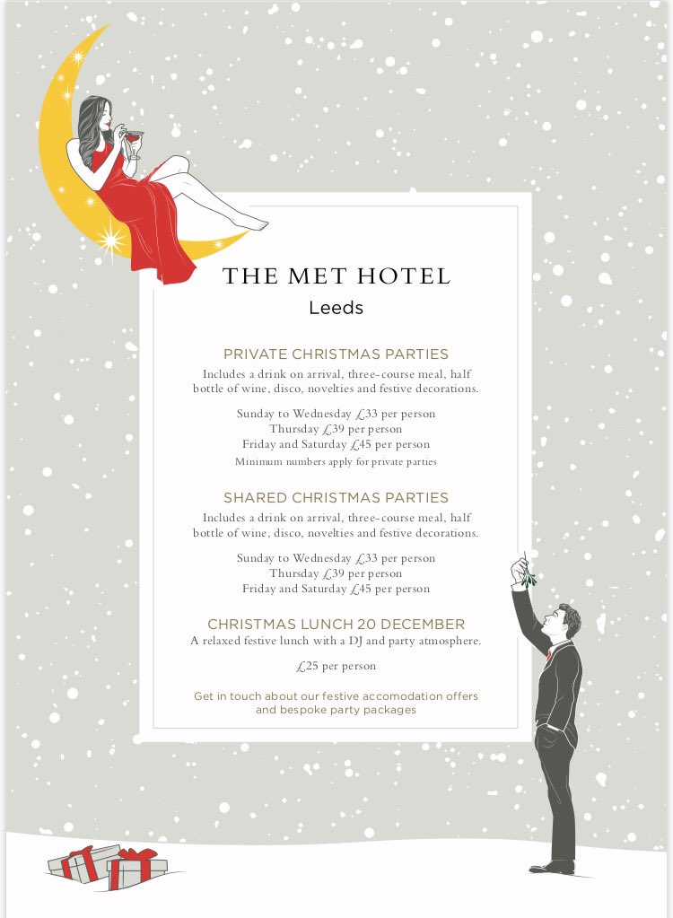 MetLeeds's tweet photo. Ho Ho Ho #christmas #Leeds #feelingfestive #party #December https://t.co/PXqPFH2uAn