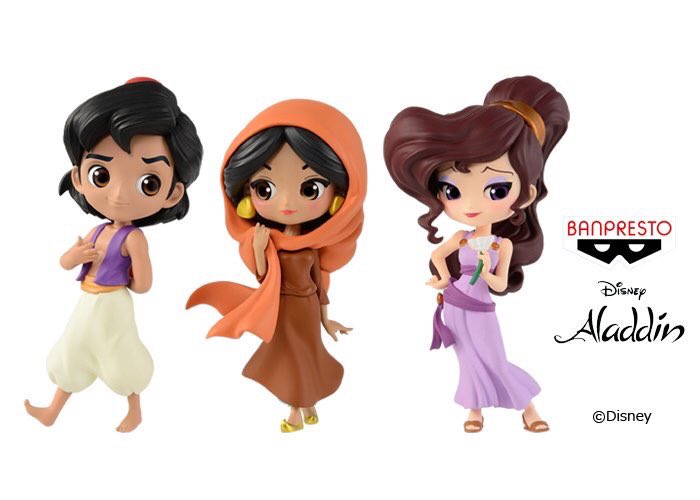 モーリーファンタジー 公式 プライズ Disney Characters Q Posket Petit Aladdin Jasmine Megara Q Posket Petit からかわいいフィギュアが登場するよ ディズニー Disney アラジン Qposket T Co Xe7c5j61kq
