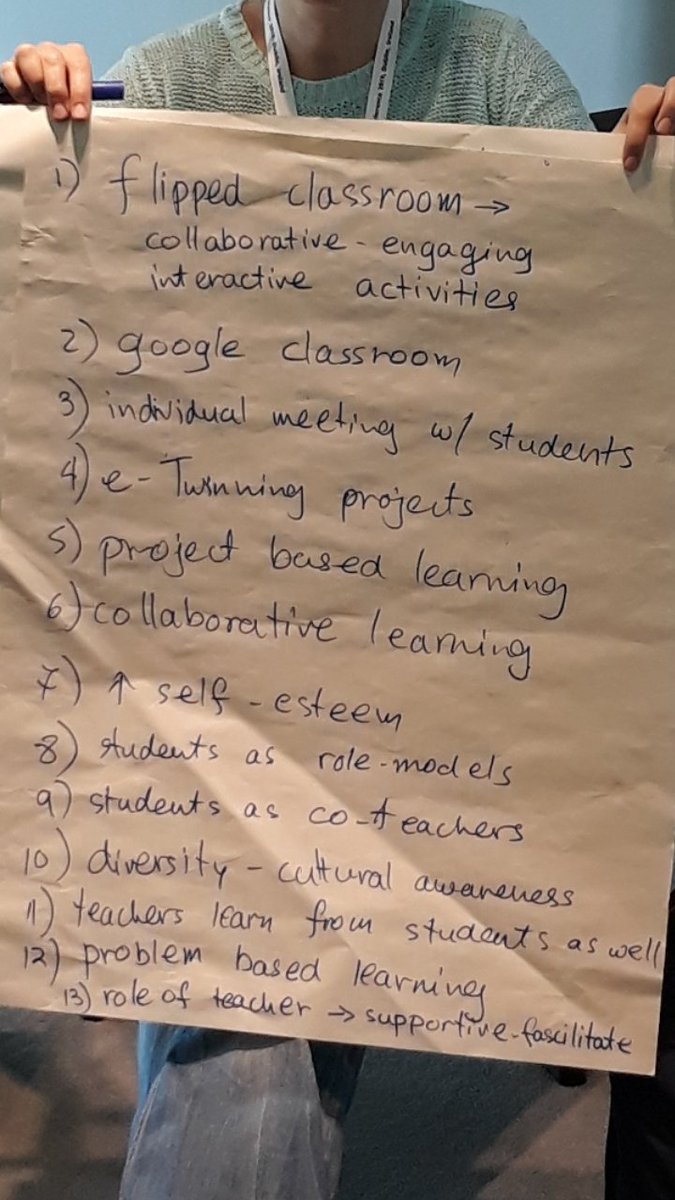 Conor Galvin (@_conorgalvin) on Twitter photo #etwinningschools <a href="/Leargas_etwinn/">eTwinning Ireland</a>
Sharing the conversation points from the clusters... some teally interesting points emerging. <a href="/BaptistaRute/">Rute Baptista</a> #etwinningschools <a href="/Leargas_etwinn/">eTwinning Ireland</a>
Sharing the conversation points from the clusters... some teally interesting points emerging. <a href="/BaptistaRute/">Rute Baptista</a>