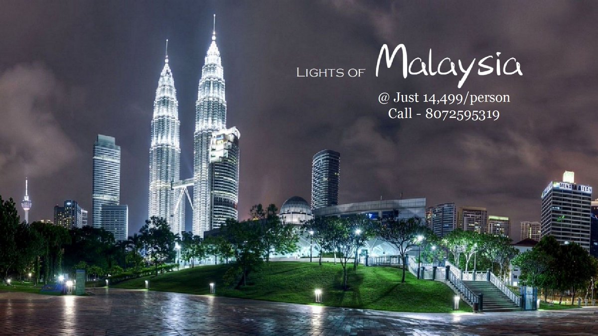 Explore the Shiny Lights of MALAYSIA with @JollyHolidays2 @ Just 14,499/person,
Call - 8072595319.
.
.
.
#Malaysia #Travel #life #LIVING #lights #holiday #daylife #day #enjoy #fantasticnights #nightlife #explore #nightview #vacation #nature #colonialbuildings #home #journey.
