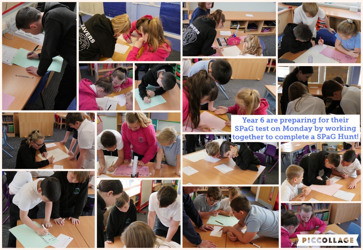 LonghillPrimary's tweet photo. Working together to make SPaG test preparation fun ready for Monday! #HullLPS https://t.co/13E1SrFGsh
