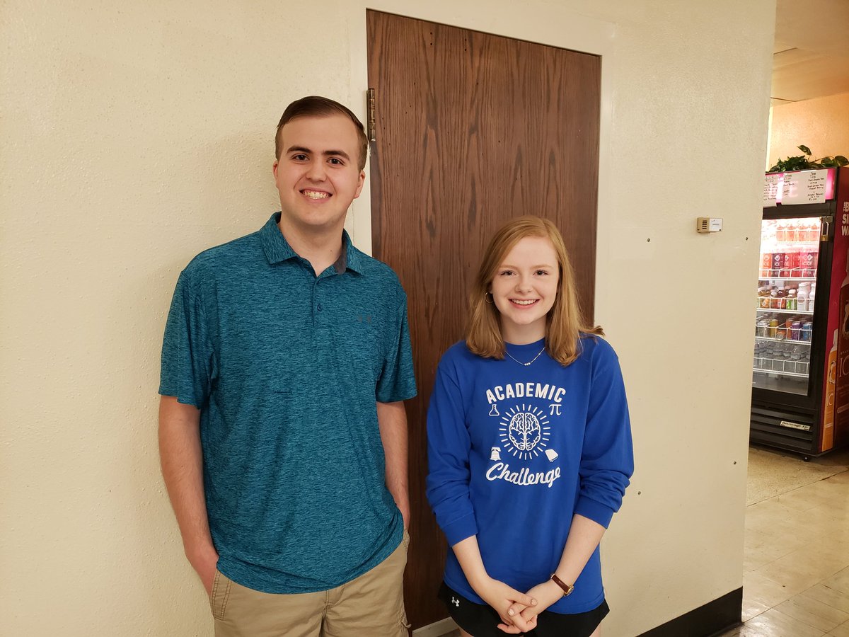Congratulations to Tyler Steinkoening perfect ACT scores in English & reading and Kaylin Reichling perfect ACT in science . We are all very proud of you !!
#hardworkalwayspaysoff
