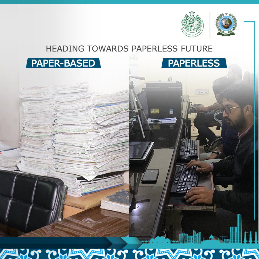 borsindhgov's tweet photo. Government organizations are the leading consumer of paper worldwide. Board of Revenue Sindh takes an initiative to the paperless work environment by making documents digitize. 

Automation of Stamps &amp; Registration
Project Management Unit,
Board of Revenue, Sindh. https://t.co/GGlxU1lrV1