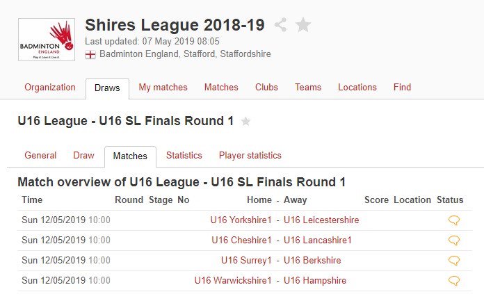 Good luck to our U16 county players, playing in the Shires League finals this weekend. Bring it home <a href="/BadmintonEnglnd/">Badminton England</a> <a href="/BE_North/">BENorth</a>