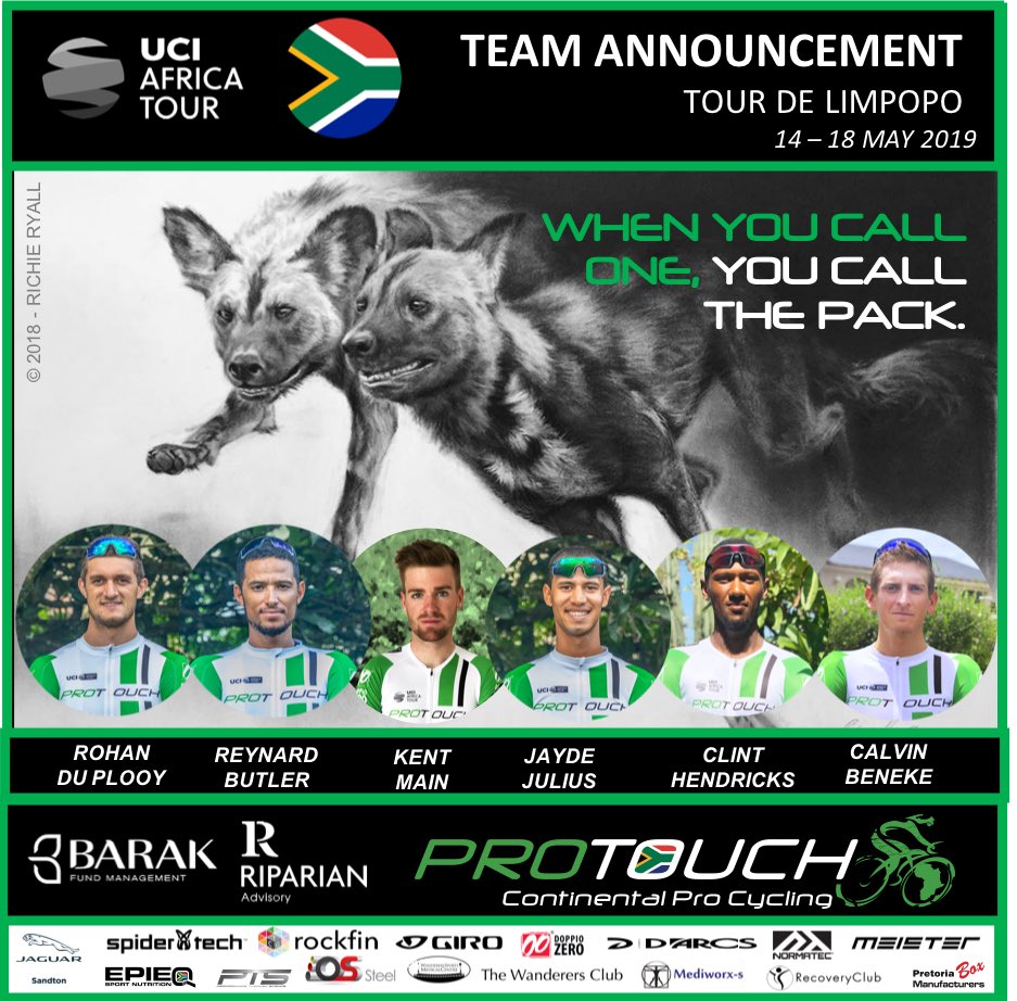 UPDATE - 8 #UCI Tours completed - 7 countries &amp; 3 continents. Preparing now for next hunt - 🇿🇦<a href="/tourdelimpopo/">Tour de Limpopo</a>. Top SA Continental Team &amp; 3rd ranked team in Africa, based on #UCI Africa Rankings. SPECIAL THANKS to our Supporters, enabling us on this journey. 
#SupportSATalent 🇿🇦