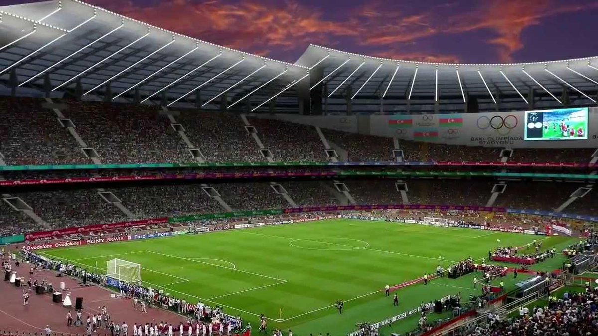 Sporf's tweet photo. 🎟 @EuropaLeague Final ticket allocation:

🔴 @Arsenal: 6,000
🔵 @ChelseaFC: 6,000

🏟 The Olympic Stadium in Baku has a capacity of 68,700.

😳 56,700 tickets WON’T be allocated to supporters of either club. https://t.co/eni4imRenr