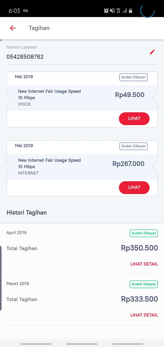 syaifuddinmaruf's tweet photo. @TelkomCare dear admin, saya langganan indihome paket 10 mbps tapi biaya bulanan nya kok sama kayak paket 20 mbps ya? Mohon info https://t.co/nFVjNXgqwU