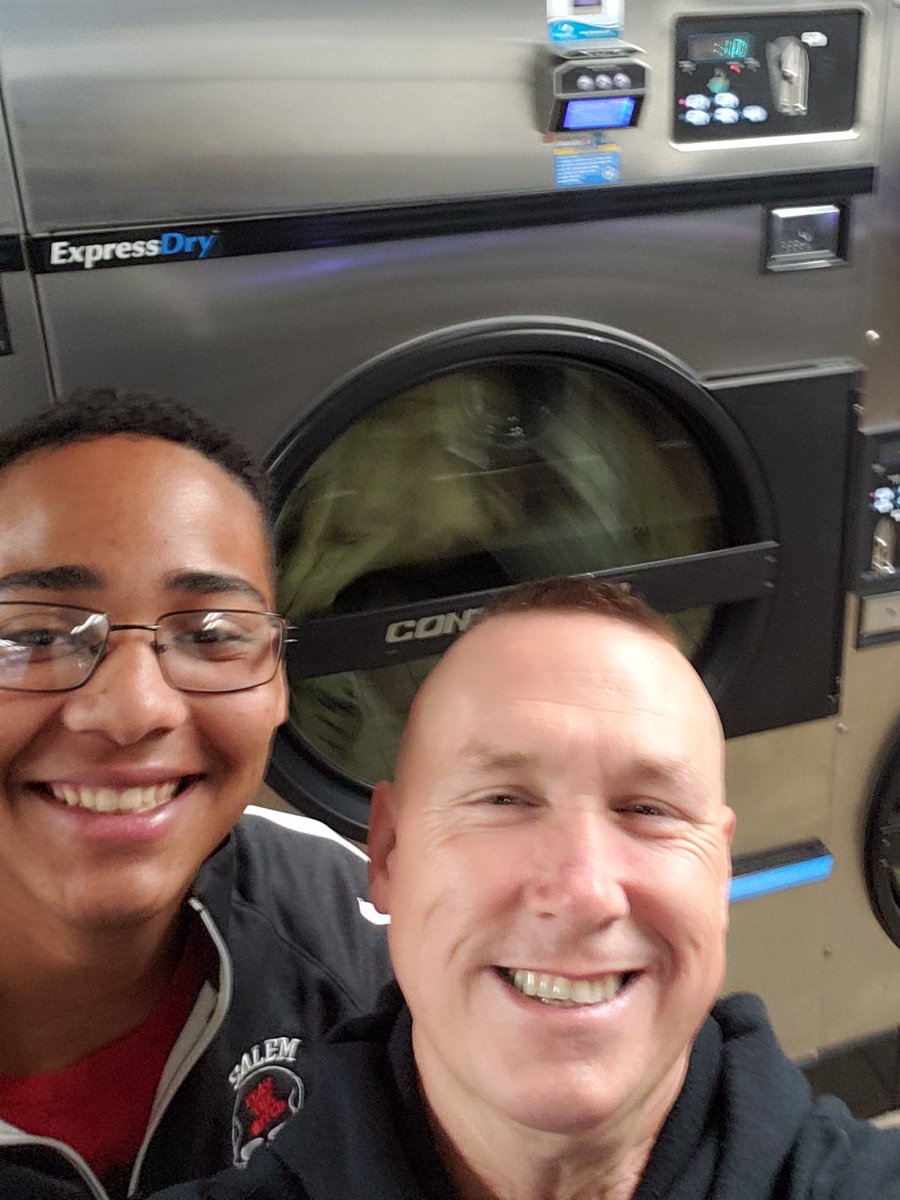 SalemJROTC's tweet photo. I am shocked!!!  Only 1 Cadet showed up this morning to help the 1stSgt with operation Laundry seekers.  Great job CO, way to lead by example!!!  #WeAreSalem https://t.co/OyvdvhZ0nB