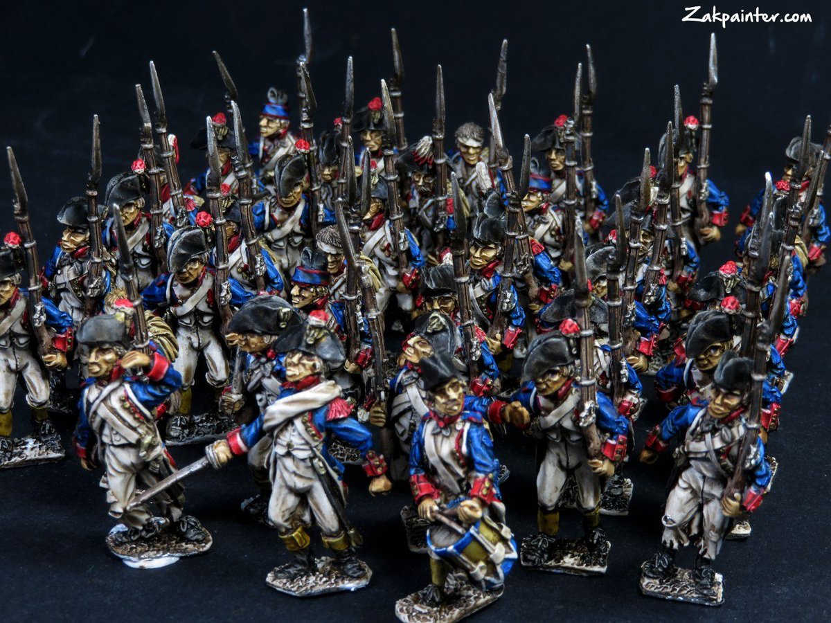 Zakpainter's tweet photo. Painted 28mm_FRENCH ARMY OF ITALY (1796 range) 
#CommissionWork https://t.co/nVT5qG8Vjo