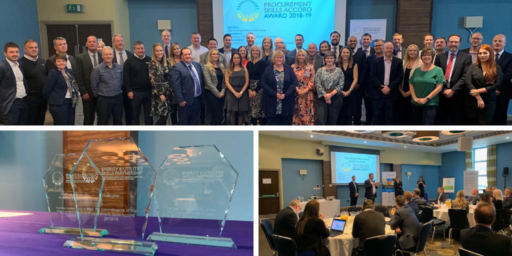 EUSkills's tweet photo. Yesterday we hosted the ‘Procurement Skills Accord Awards’ at which 38 companies received an award for their commendable efforts to transform investment in technical and operational skills. Read more: https://t.co/ZJBjnDonI8 | #SkillsAccord https://t.co/5F3jAHfjO1