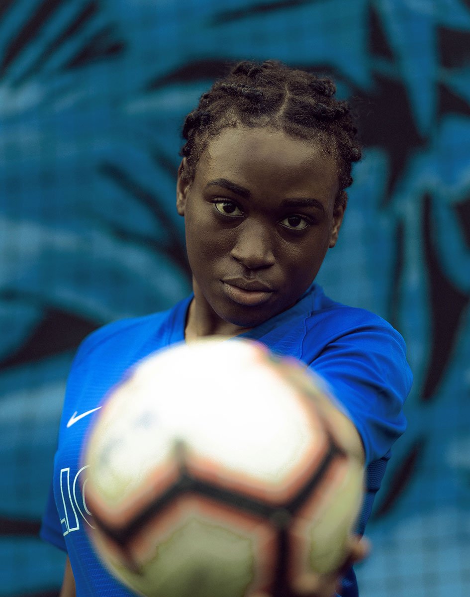 donnafstelling's tweet photo. .@Nike teams up with @TONL to profile women of colour in #football and demonstrate why diverse representation and photography matters in sport. #TONLxNike #FCHarlem #SportsPhotography #Diversity #WomenInFootball https://t.co/9ol46pZk0Z https://t.co/KXOtIEIQah