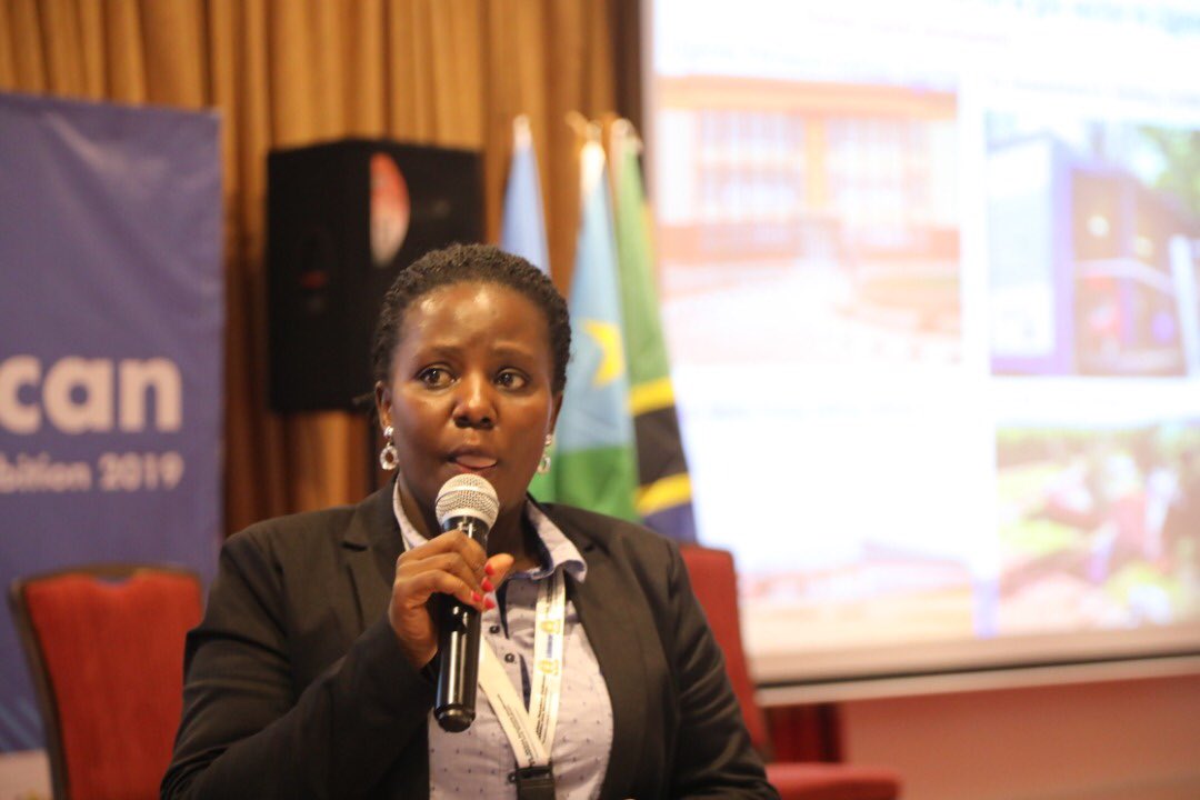 Betty Namubiru, Manager National Content highlights the contribution of the oil&amp;gas sector to local economic devt in Uganda. This is being achieved through infrastructure Devt, skills devt, job creation, enterprise devt, social investment&amp;cross sector linkages. #EAPCE2019