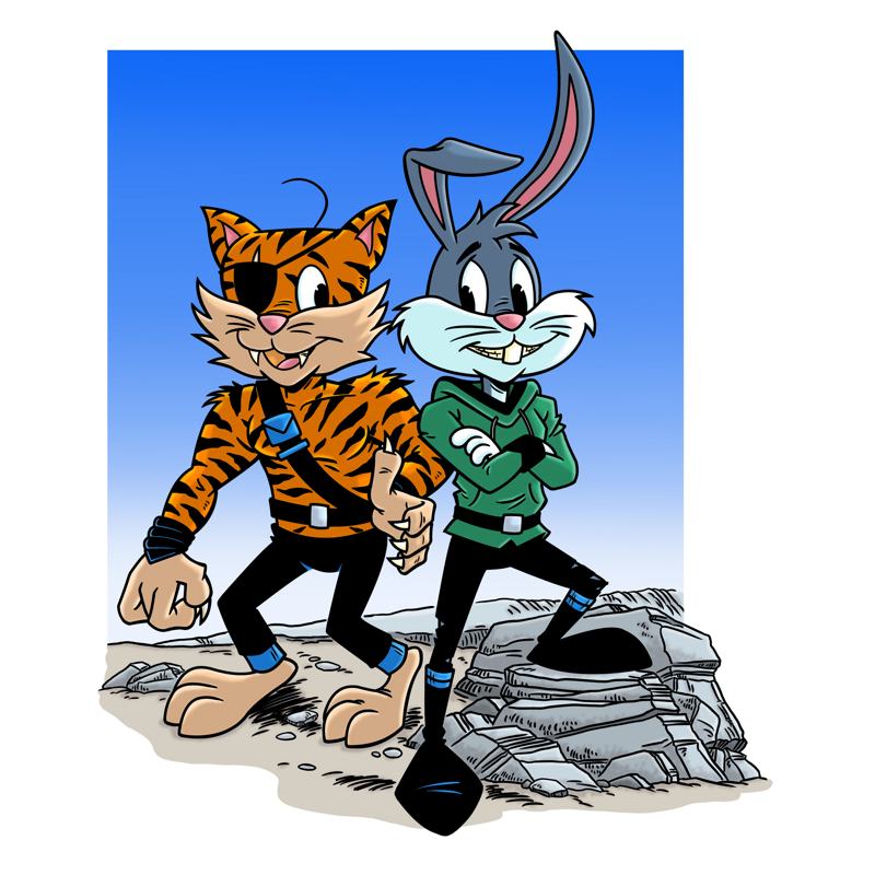 My version of the Nice Job Team Spy Beasts for this week's <a href="/Monsters_Go/">Monsters Go</a> drawing challenge ( from an original design by Elijah) #MonstersGo #NIceJobTeam