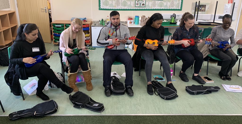 Great to work with SFE music service today to help our trainees understand the importance of music in the primary  curriculum. @S4EUK