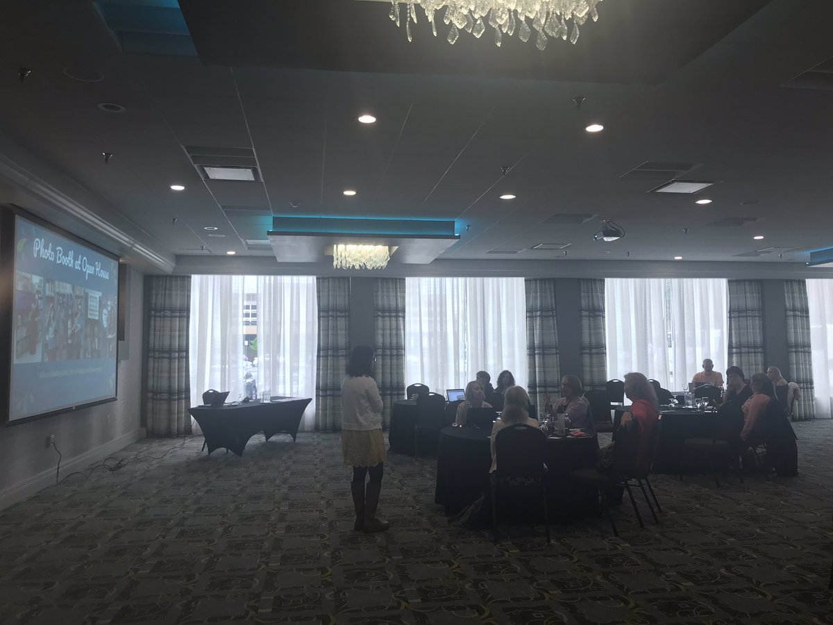 NWaskieLaura's tweet image. @thebookteacher sharing how to leverage Twitter to promote your program and connect to a global PLN #sharingthevision19 #btsls