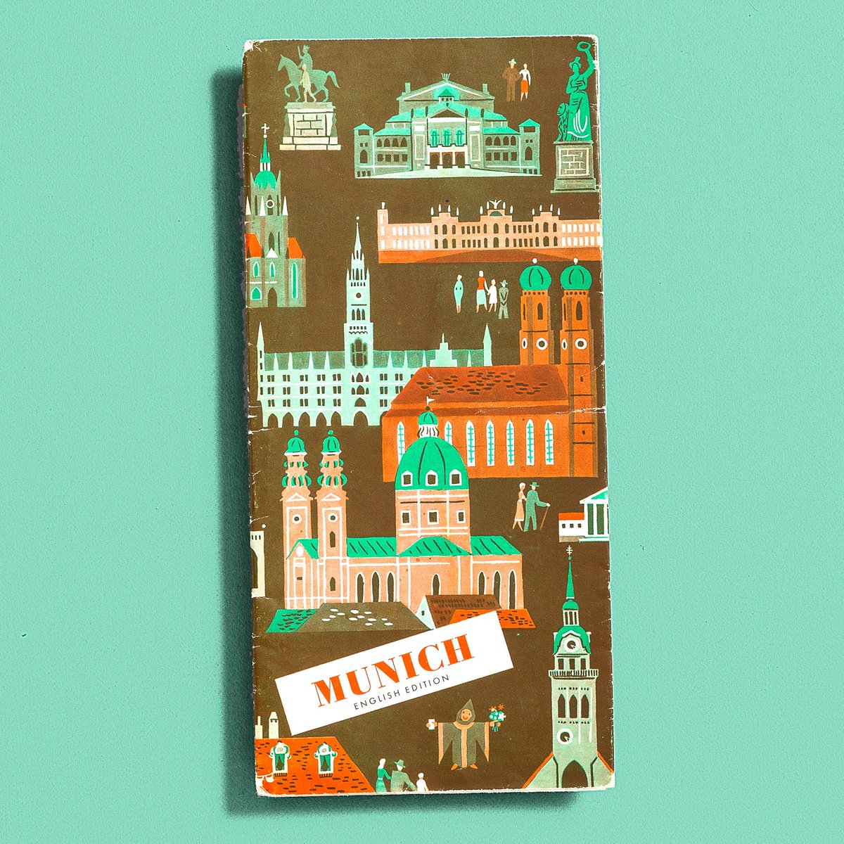 javiergdesign's tweet photo. Today on the No Barcode Blog: Munich, English Edition #TravelBrochure circa 1954 https://t.co/vGMt7tHwyh #printisntdead #ephemera https://t.co/wPCni7Vs7y