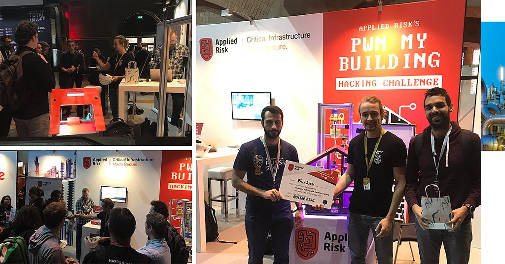 Congratulations to <a href="/shadow_gatt/">Shadow_gatt</a> and Iheb, the winners of the Applied Risk's PWN My Building Hacking Challenge at <a href="/HITBHaxpo/">HITB Haxpo</a>! A big thank you to the many participants for taking the challenge! #OTSecurity #BMS #HITB