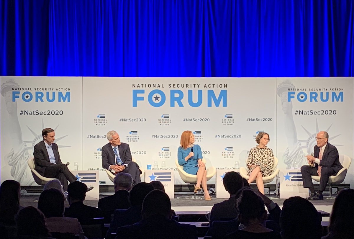 Tom Perez speaking a the National Security Action Forum