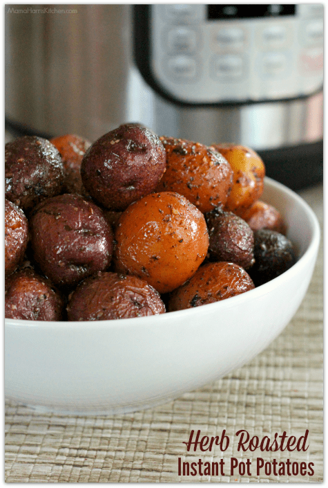 Herb Roasted Instant Pot Potatoes trbr.io/gHBJOOE via <a href="/MamaHarrisKitch/">Mama Harris' Kitchen</a>