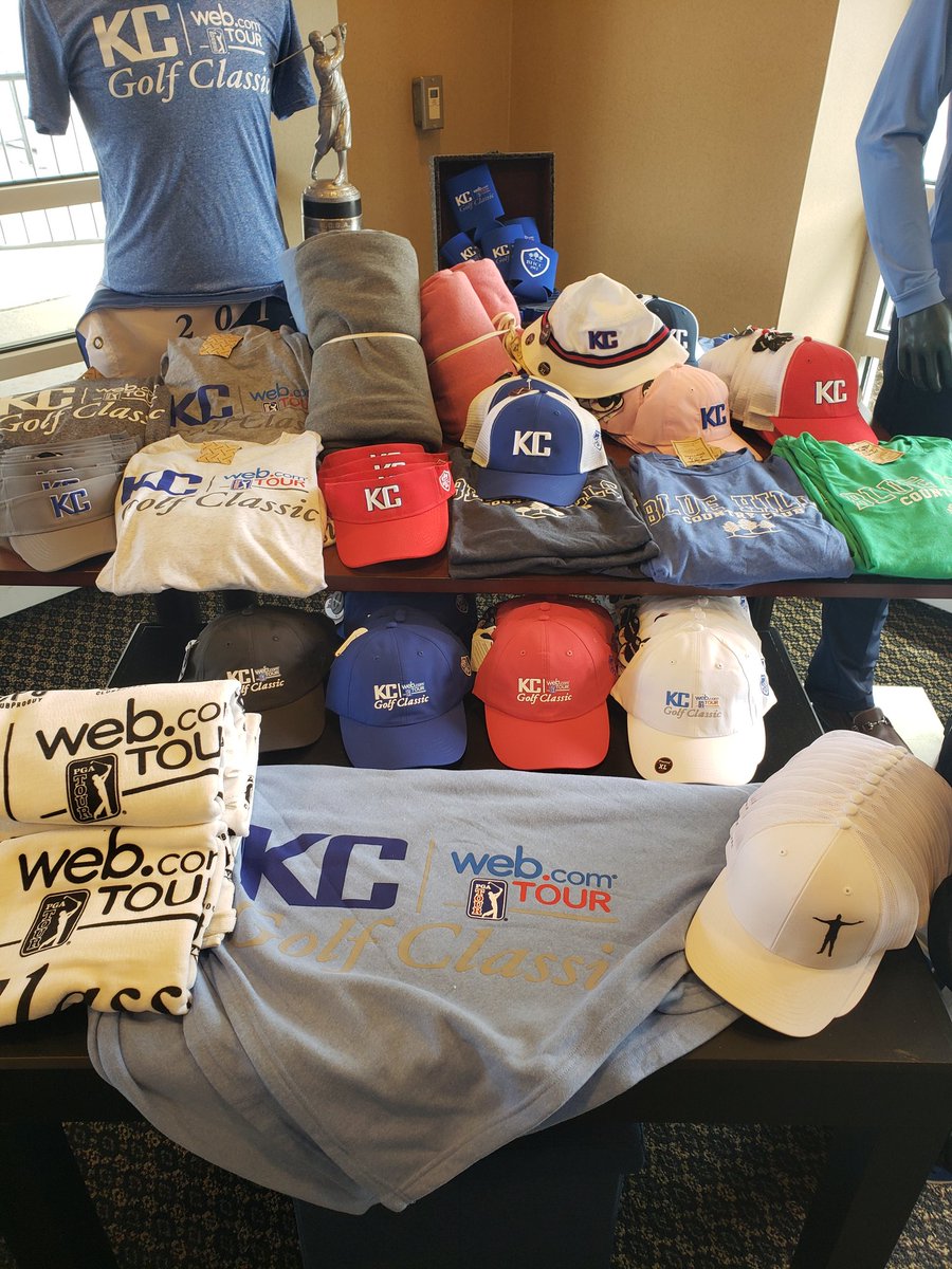 Don't forget to stop in the golf shop and get your KC Classic swag! #WebTour #KCclassic