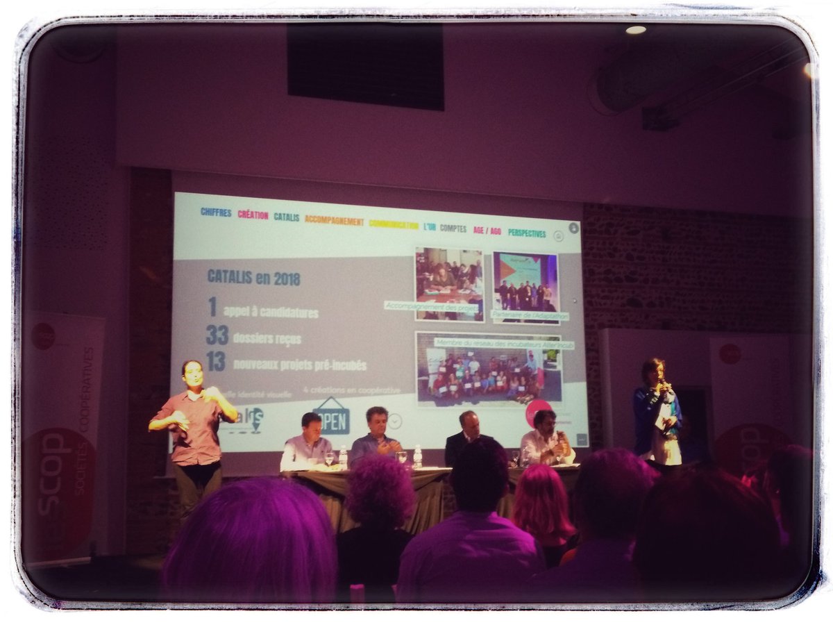 ulyssecoop's tweet photo. 🤝[Réseau] 🤝
Aujourd'hui, nous étions présent l'Assemblée Générale de l'Union Régionale des scop. ➡️Rassemblement des scop de midi Pyrénées.
#ulyssemaisondartistes #scop #urscop #reseau #ESS #solidarite #Occitanie #scic #lesscop https://t.co/NOpxffIzUK