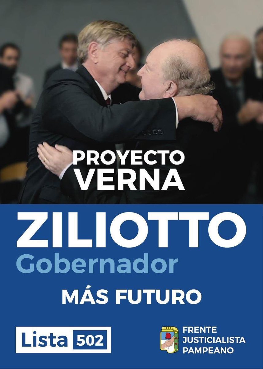 AFintendente's tweet photo. Este 19 votá por La Pampa ✌🏼🗳

#ZiliottoGobernador
#AF2019✌🏼 https://t.co/ax0383Rf8R