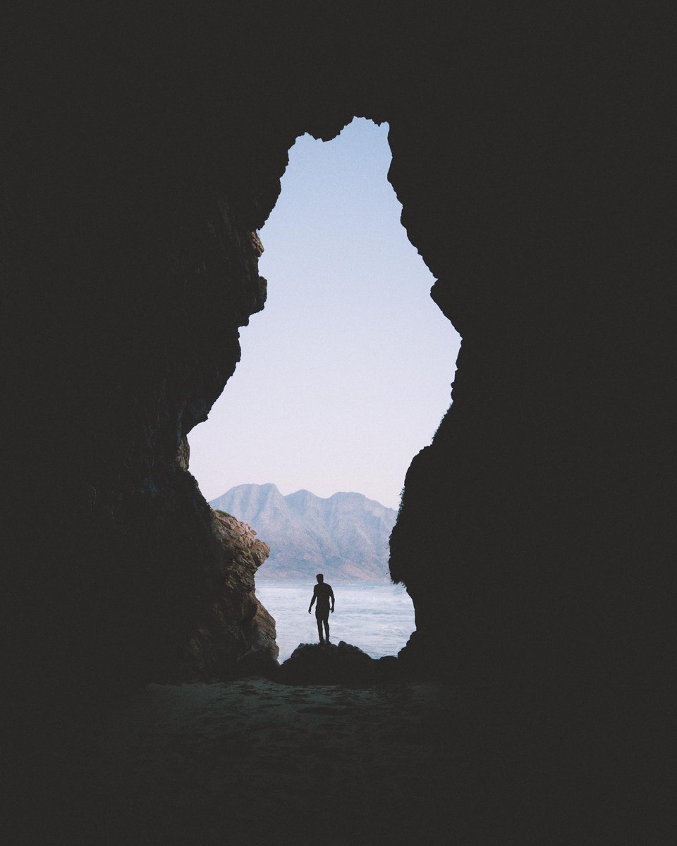“We had to walk in the water, running away from the waves and jumping over a couple of rocks, in order to make it to this spot -- but it was all worth it when I was standing in the cave looking at this view.” 

📸 + caption by Giulia Gartner
