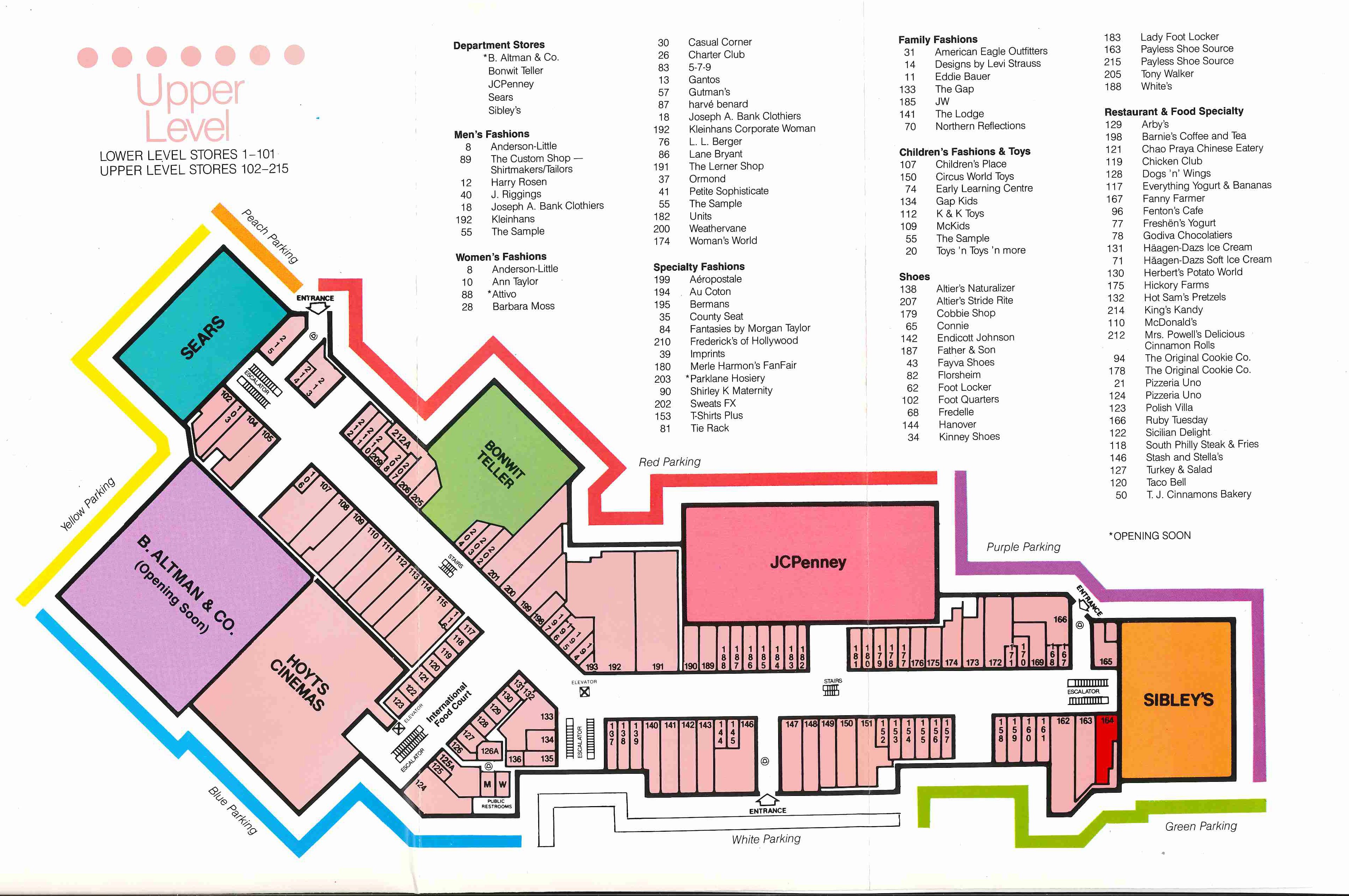 galleria mall map
